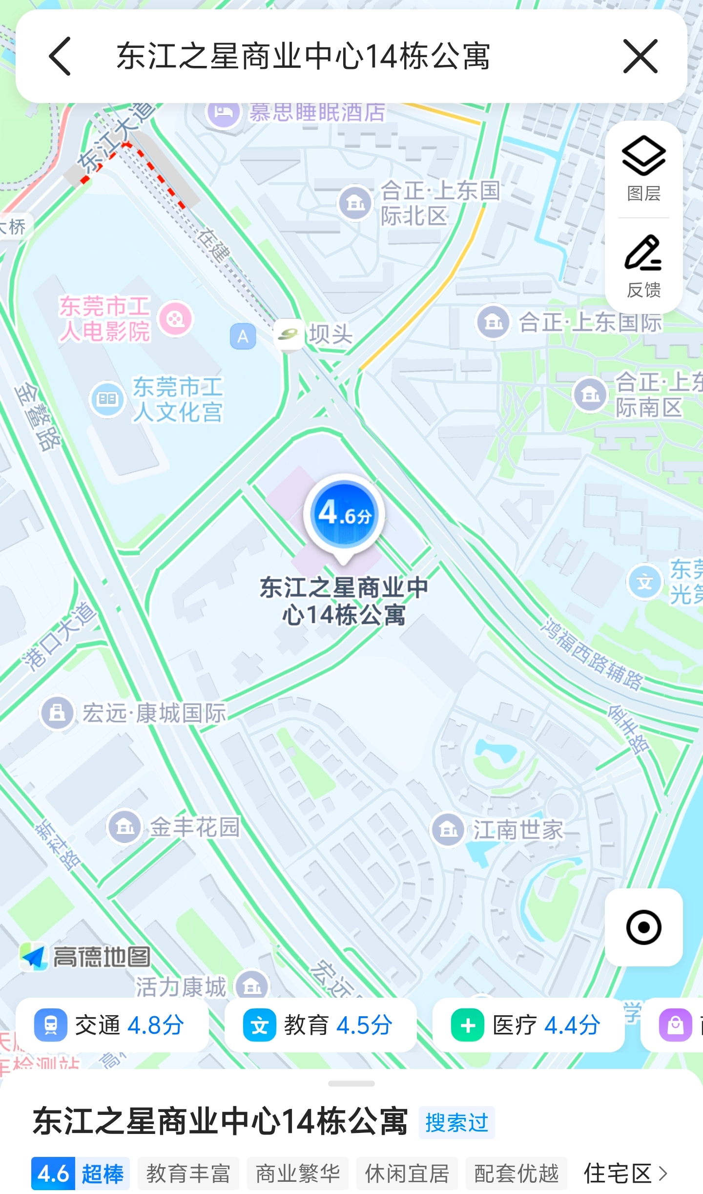 门店地图，点击一键导航